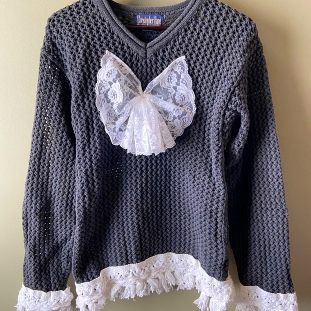 Free with Purchase 🌟 Vintage Mesh Sweater, Unisex, Custom Ugly Christmas Sweater